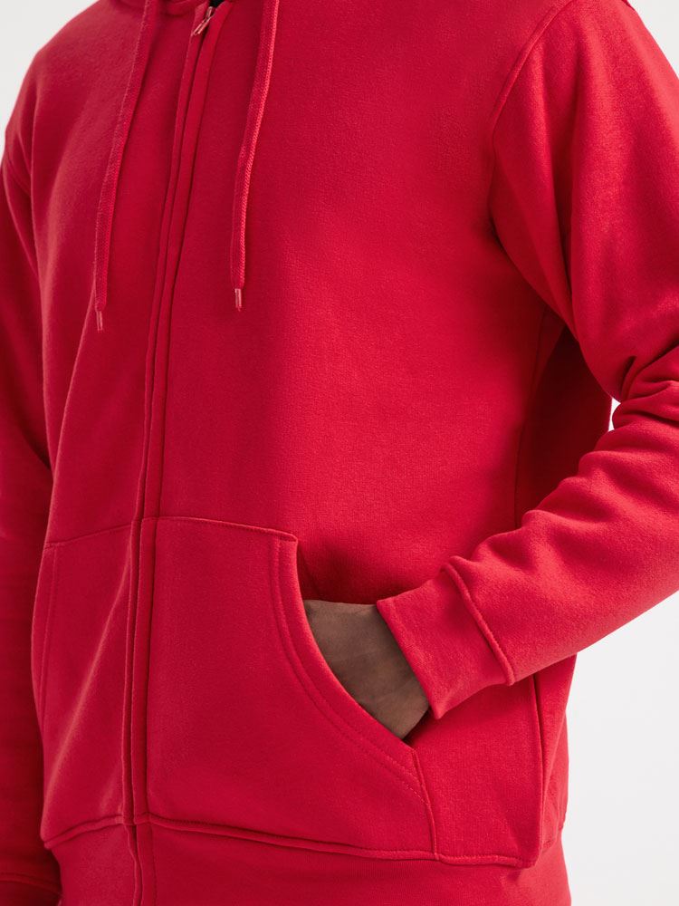 UC504 Adults Classic Fill Zip Hooded Sweatshirt image 2