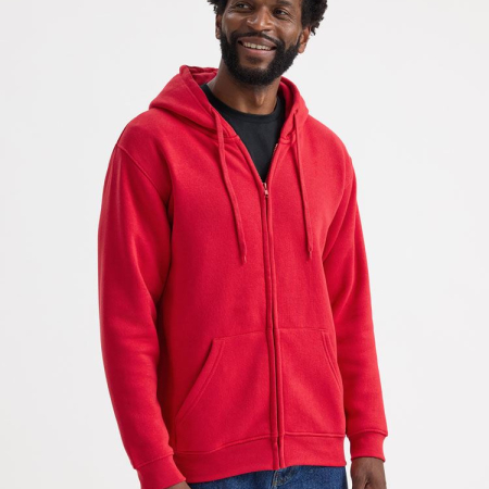 UC504 Adults Classic Fill Zip Hooded Sweatshirt image 1