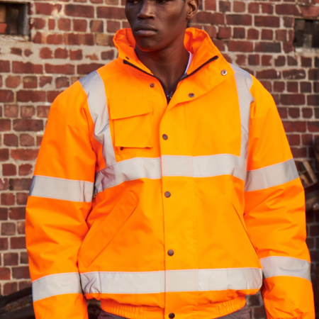 UC804 High Visibility Bomber Jacket image 1