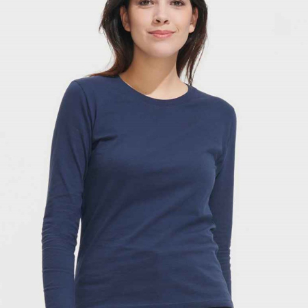02075 Lds Imper. LS SOL'S Ladies Imperial Long Sleeve T-Shirt image 1