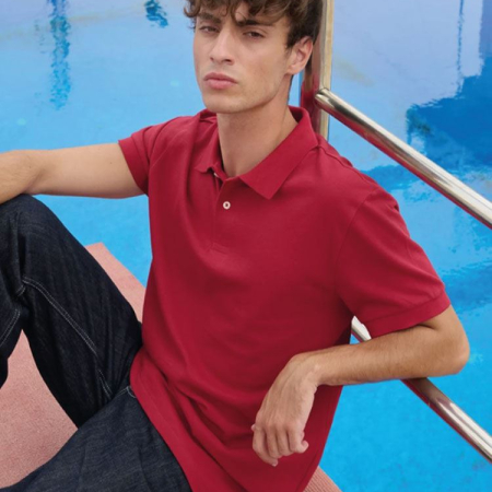 04439 Unisex Pacific Twin Piqué Polo Shirt image 1