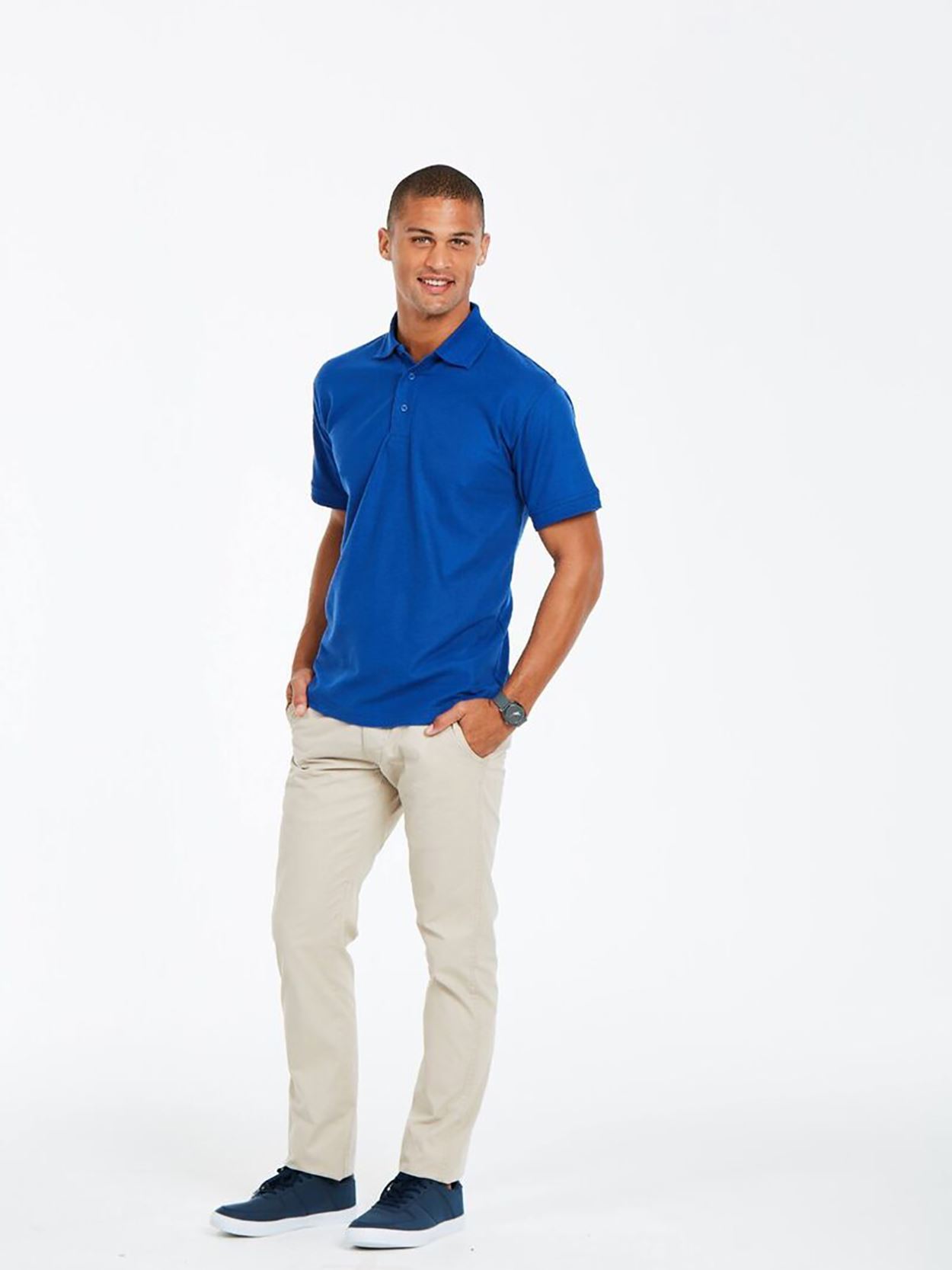 UC127 Mens Super Cool Workwear Poloshirt image 2