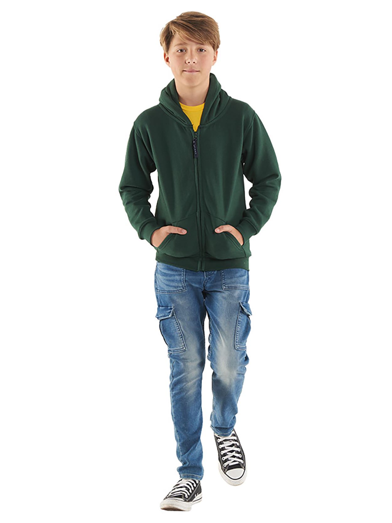 UC506 Children's Classic Full Zip Hooded Sweatshirt image 1