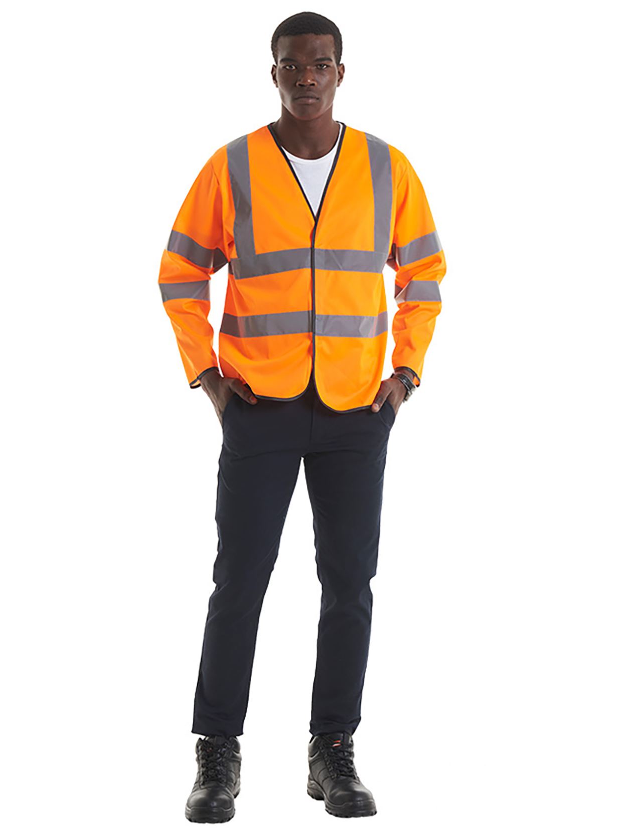 UC802 Long Sleeve Safety Waist Coat image 2