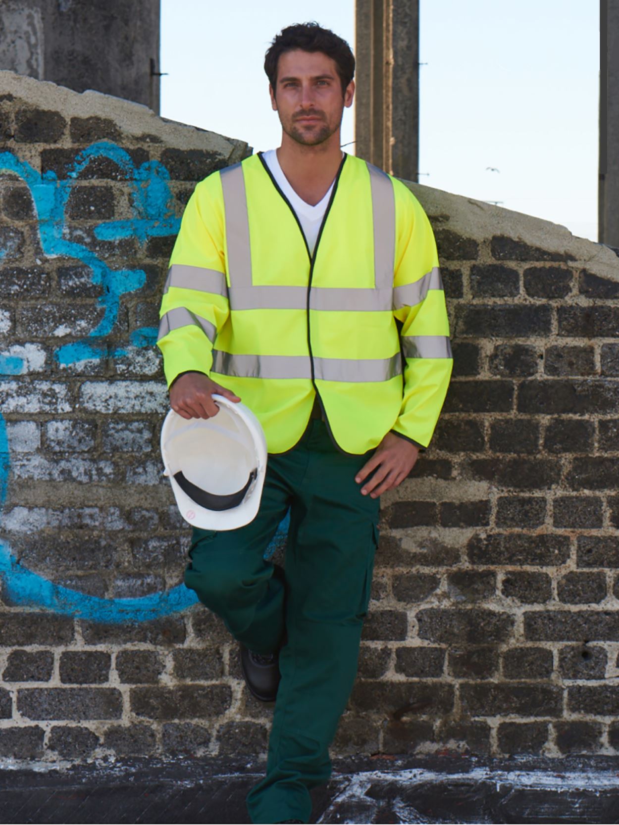 UC802 Long Sleeve Safety Waist Coat image 1