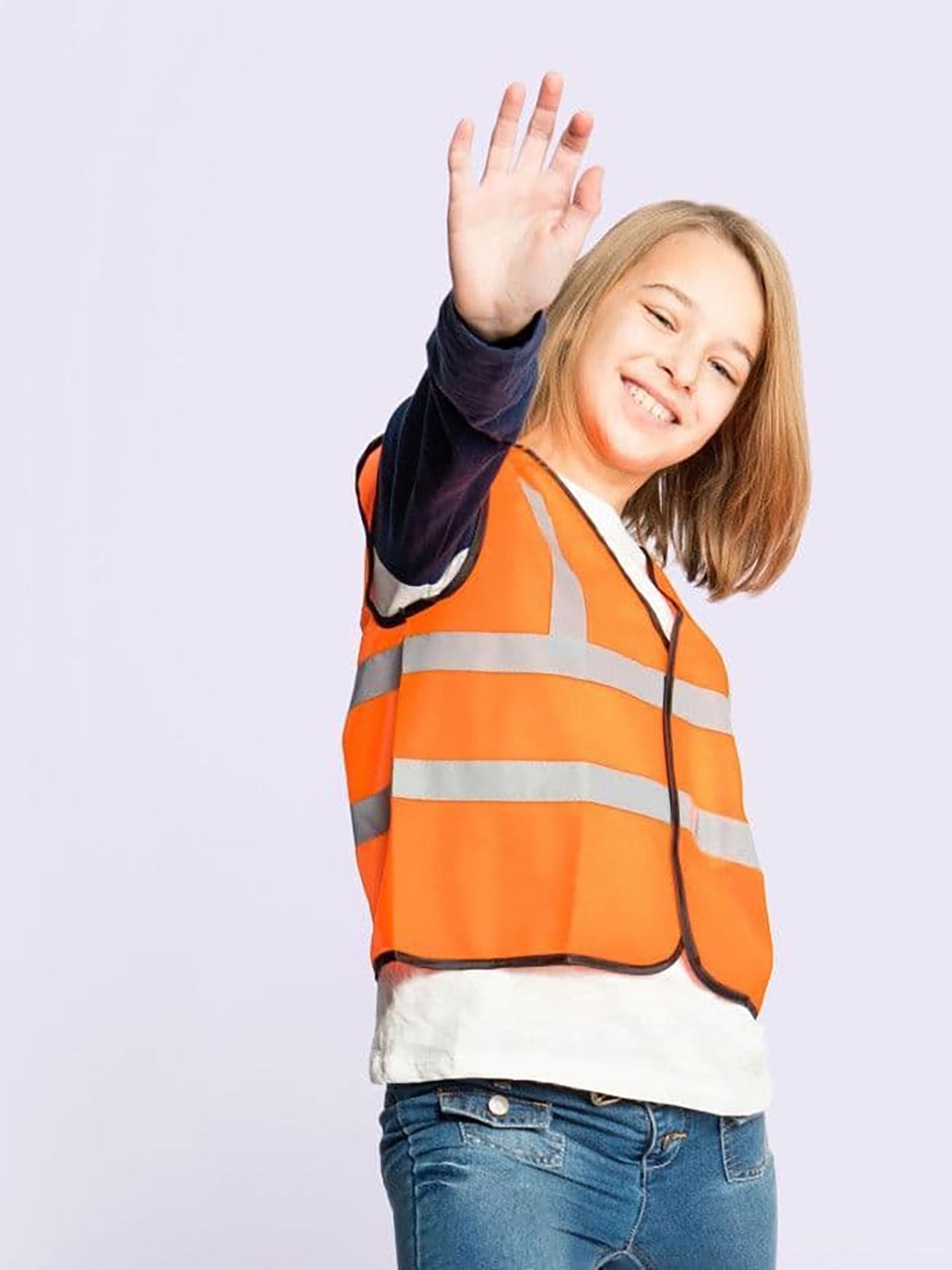 UC806 Childens Hi Viz Waist Coat image 2