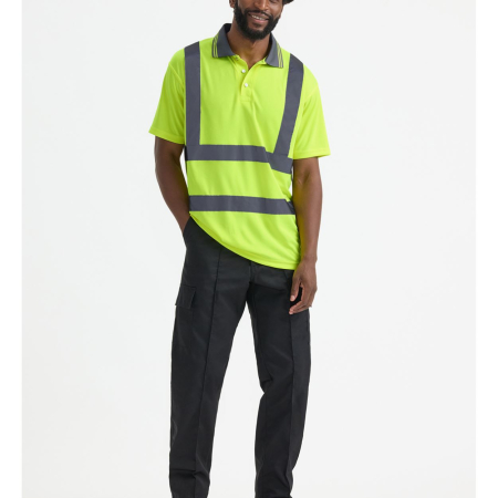 UC808 Hi Vis Short Sleeve Polo Shirt image 1