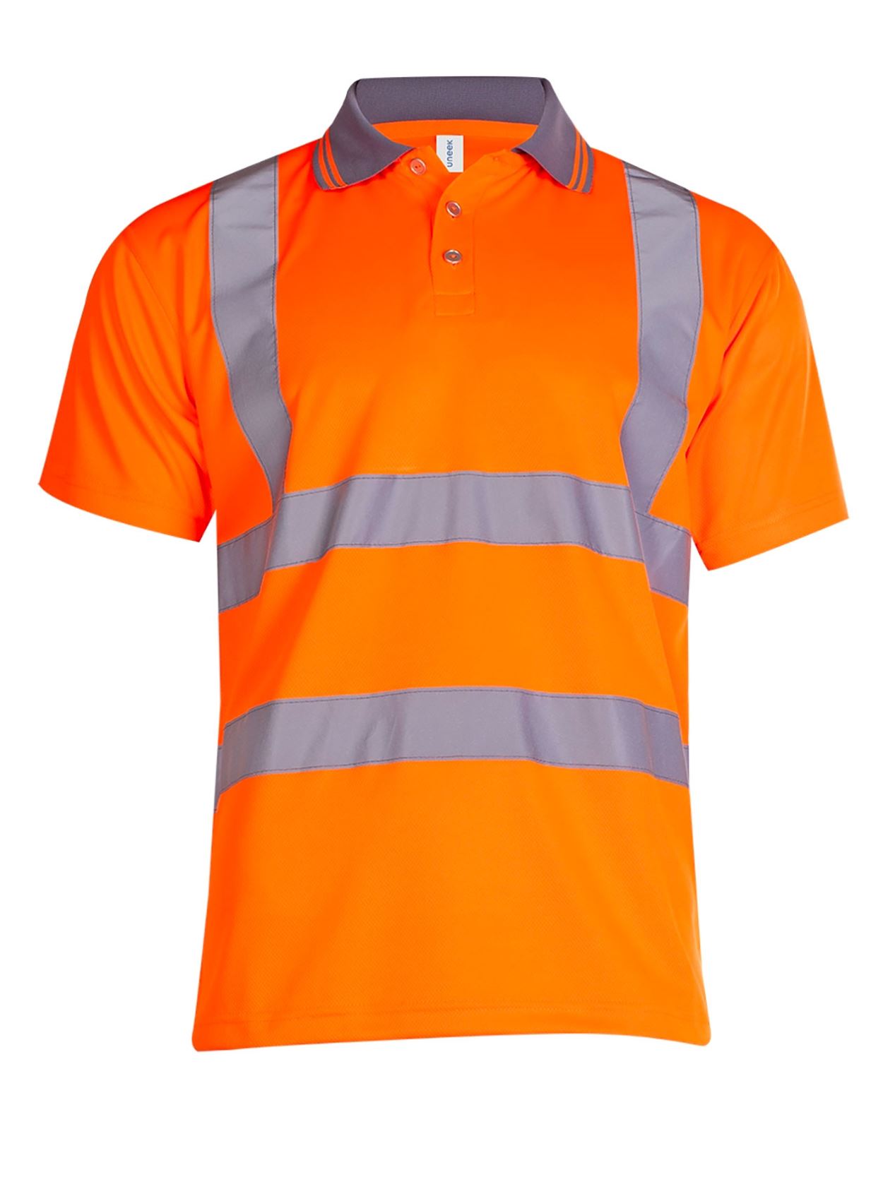 UC808 Hi Vis Short Sleeve Polo Shirt image 2