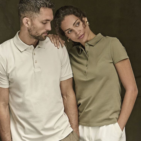 T1405 (1405) Luxury Stretch Piqué Polo Shirt image 1