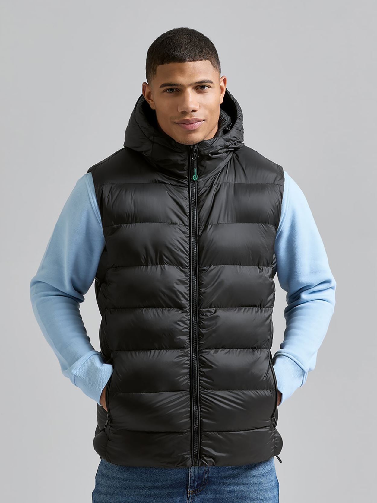 TS004 Solitude recycled hooded bodywarmer image 1