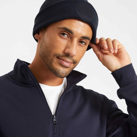 UC412 Circular Patch Beanie image 1