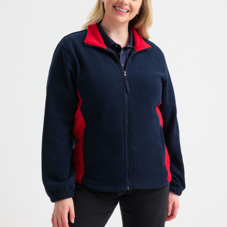 UC617 Two Tone Full Zip Fleece image 1