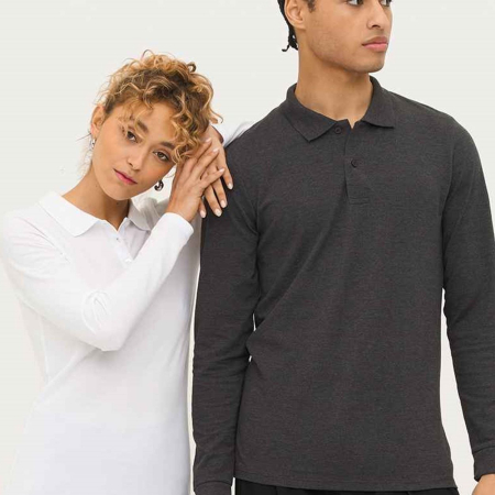 02087 Perfect LS SOL'S Perfect Long Sleeve Piqué Polo Shirt image 1