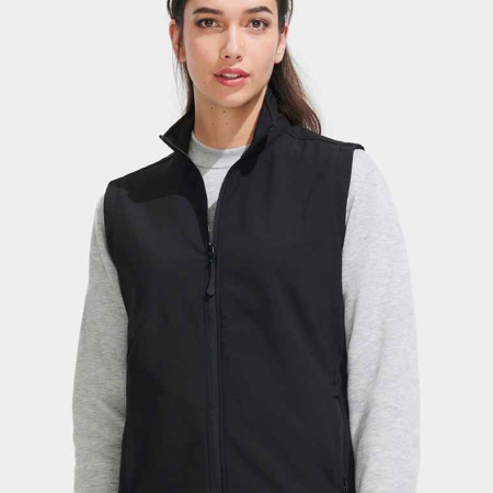 02888 Race BW Lds SOL'S Ladies Race Soft Shell Bodywarmer image 1