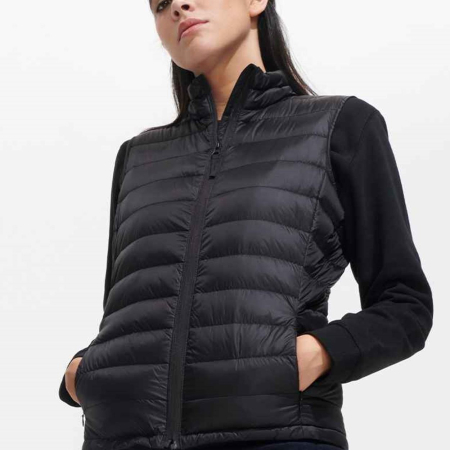 02890 Wilson BW Lds SOL'S Ladies Wilson Lightweight Padded Bodywarmer image 1