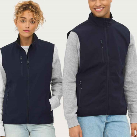 03825 Falcon BW SOL'S Falcon Recycled Soft Shell Bodywarmer image 1