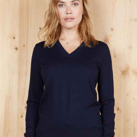 03988 Lds Stullivan NEOBLU Ladies Sullivan V Neck Sweater image 1