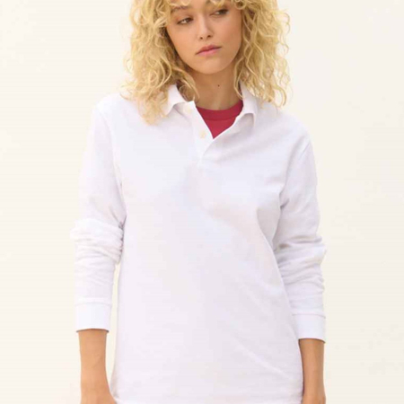 04441 Pacific LSL SOL'S Unisex Pacific Long Sleeve Piqué Polo Shirt image 1