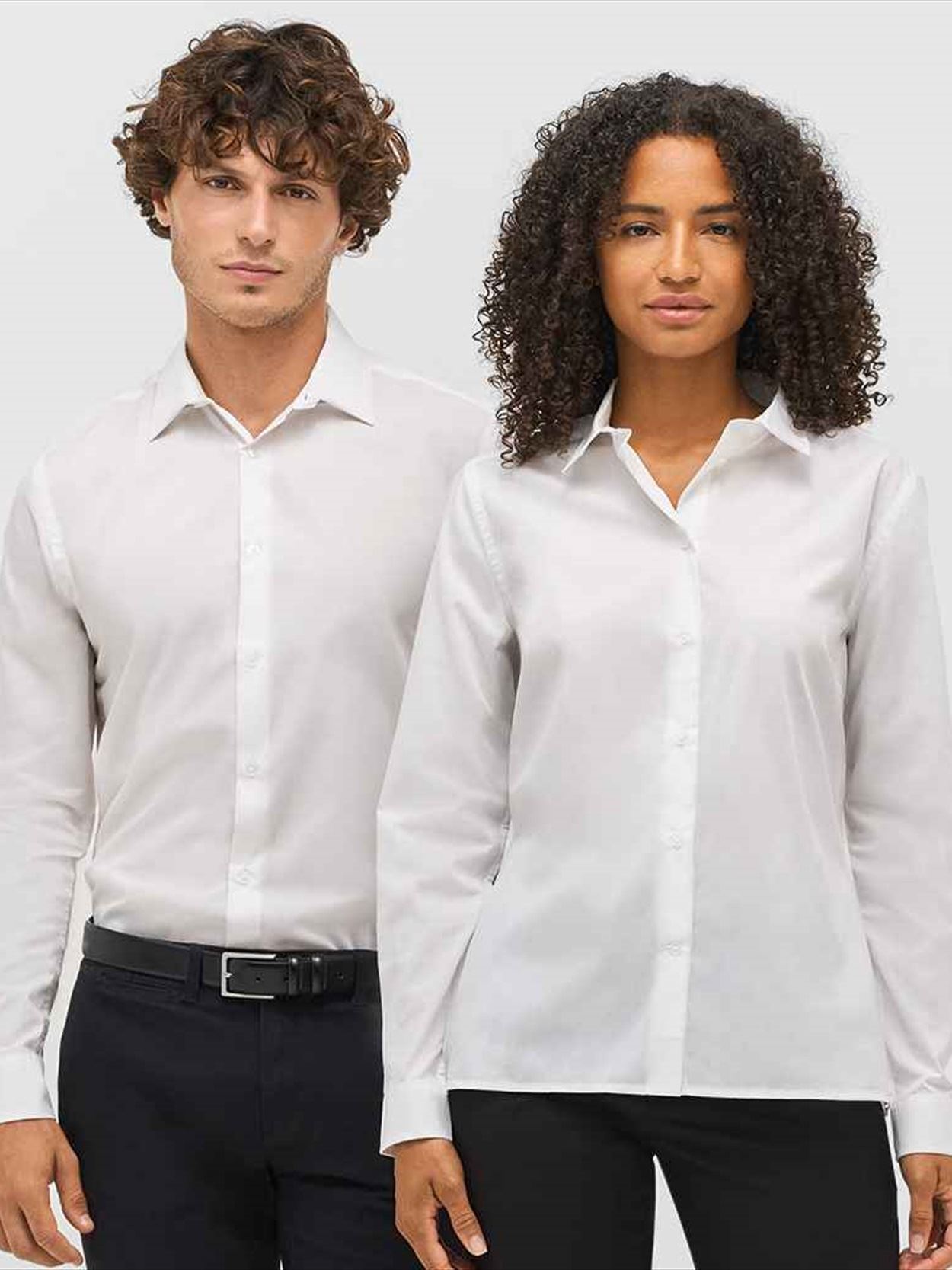 04771 Bailey Lds SOL'S Ladies Bailey Long Sleeve Poplin Shirt image 1