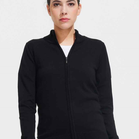 10550 Lds Gordon SOL'S Ladies Gordon Full Zip Cotton Acrylic Cardigan image 1