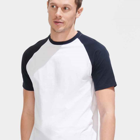 11190 Funky SOL'S Funky Contrast Baseball T-Shirt image 1