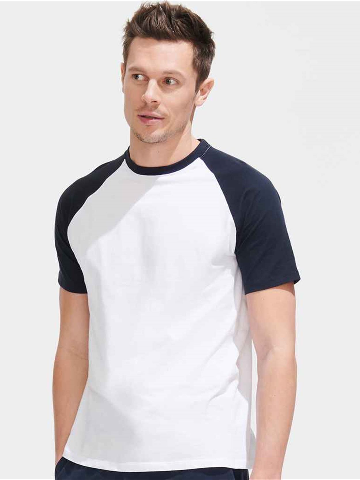 11190 Funky SOL'S Funky Contrast Baseball T-Shirt image 1
