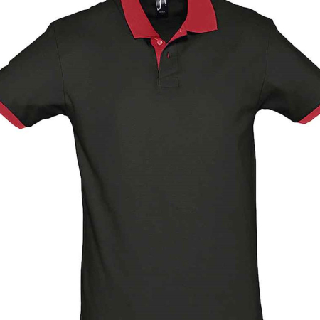 11369 Prince SOL'S Prince Contrast Cotton Piqué Polo Shirt image 1