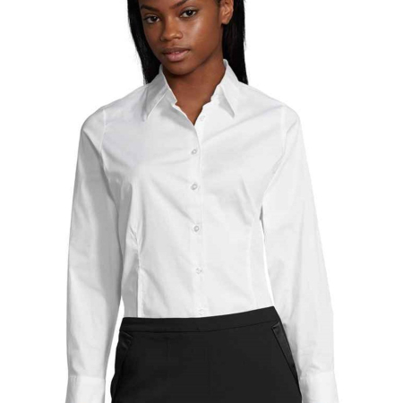 17015 Eden SOL'S Ladies Eden Long Sleeve Fitted Shirt image 1
