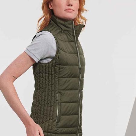 441F Russell Athletic Ladies Nano Padded Bodywarmer image 1