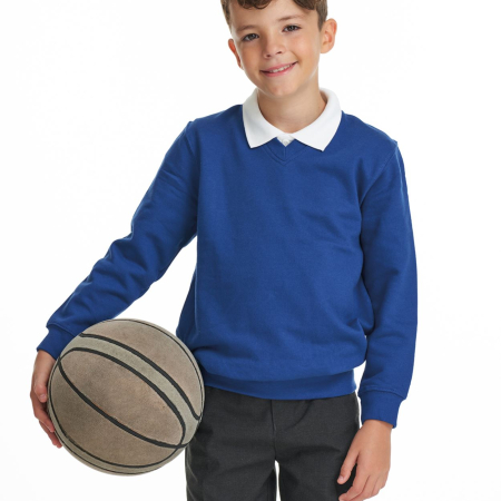 AC003B AC03J Kids V Neck Sweatshirt image 1