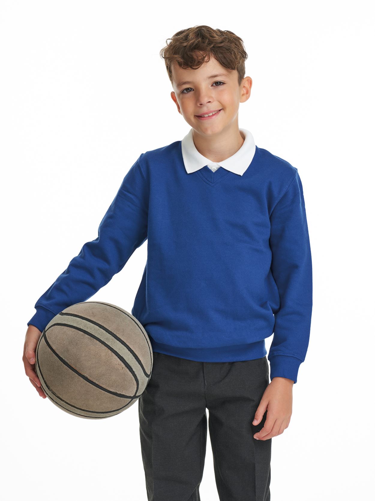 AC003B AC03J Kids V Neck Sweatshirt image 1