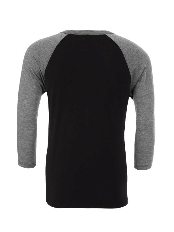 CA3200 Canvas Unisex 3/4 Sleeve Baseball Tee image 6