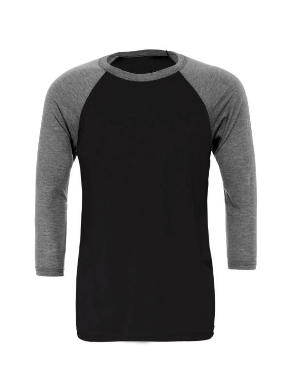 CA3200 Canvas Unisex 3/4 Sleeve Baseball Tee image 8