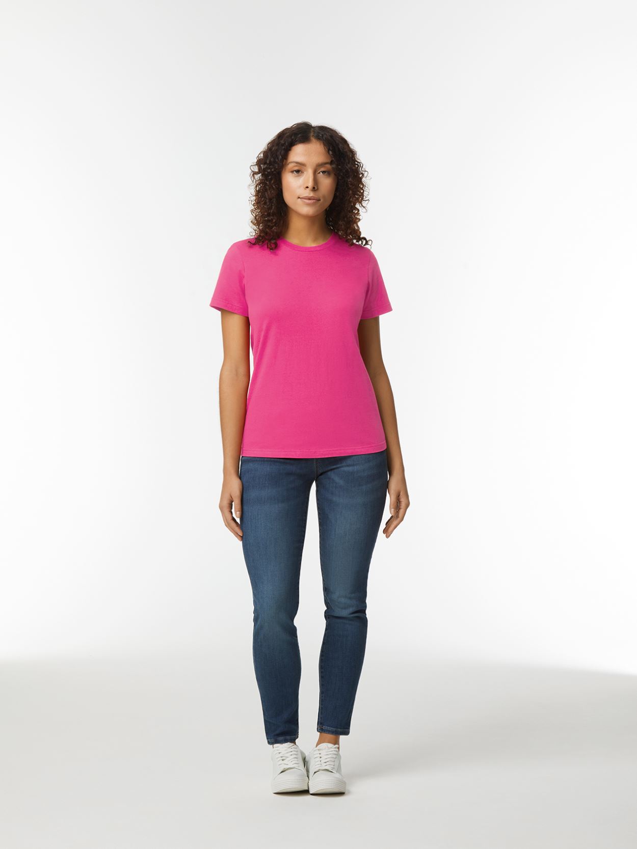 GD26 65000L Softstyle Midweight Womens T Shirt image 3