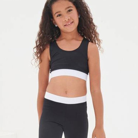 SM236B Skinni Fit Kids Crop Top image 1