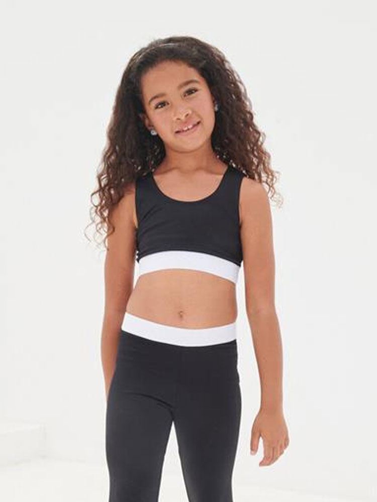 SM236B Skinni Fit Kids Crop Top image 1