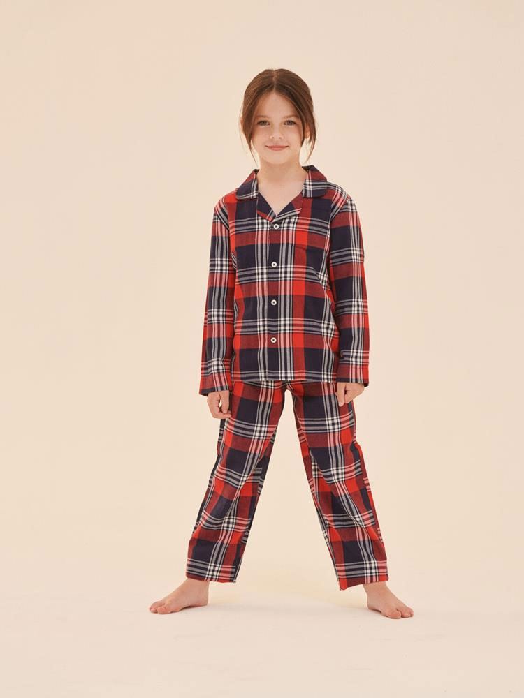 SM74 SM074 Kids Tartan Lounge Set image 1