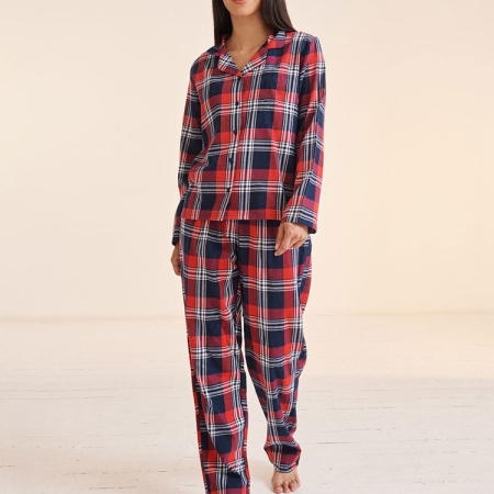 ST74 SK74 SK074 Womens Tartan Lounge Set image 1