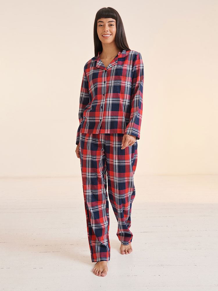 ST74 SK74 SK074 Womens Tartan Lounge Set image 1