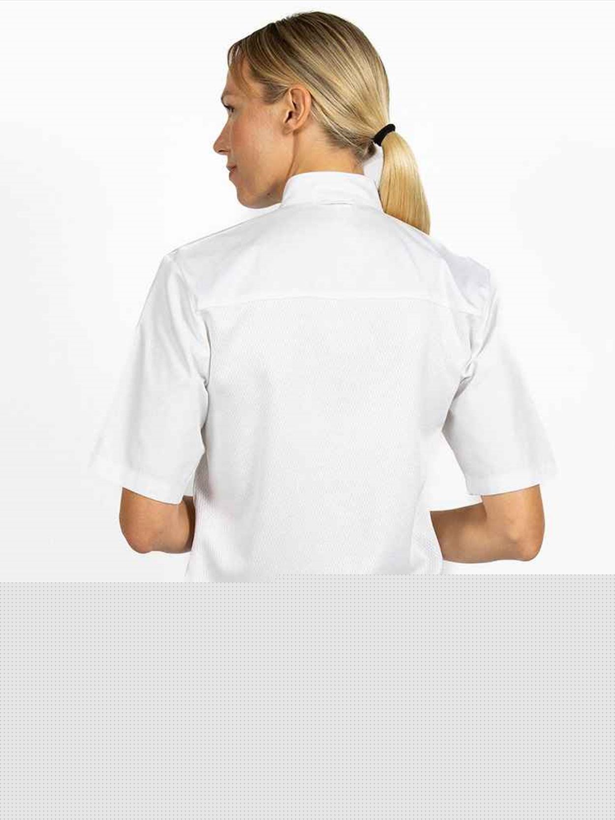 AF007 DD85ADC ADC Short Sleeve Asymmetric Chef's Jacket image 1