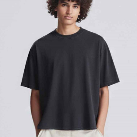 AT004 AWDis Heavyweight Boxy Cropped 240 T-Shirt image 1