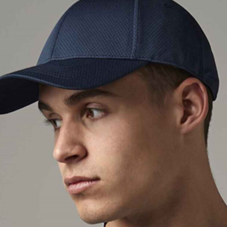 BB196 B196 Beechfield Air Mesh 6 Panel Cap image 1