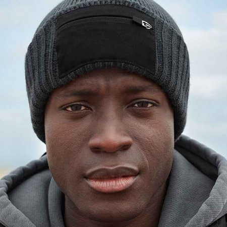 BB334R B334R Beechfield Zip Patch Beanie image 1