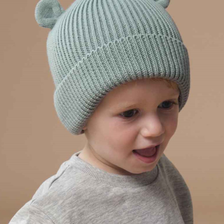 BB340A B340A Beechfield Organic Baby Bear Beanie image 1