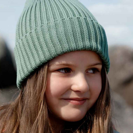 BB341B B341B Beechfield Kids Organic Cotton Beanie image 1