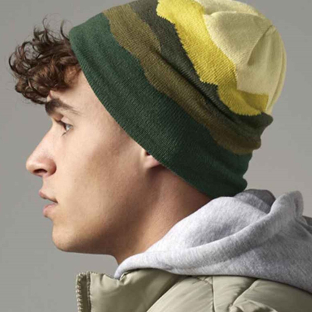 BB394R B394R Beechfield Mountain Peaks Pull-On Beanie image 1