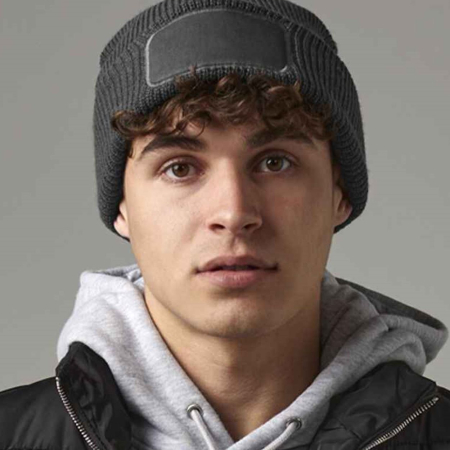 BB440 B440 Beechfield Thinsulate™ Patch Beanie image 1