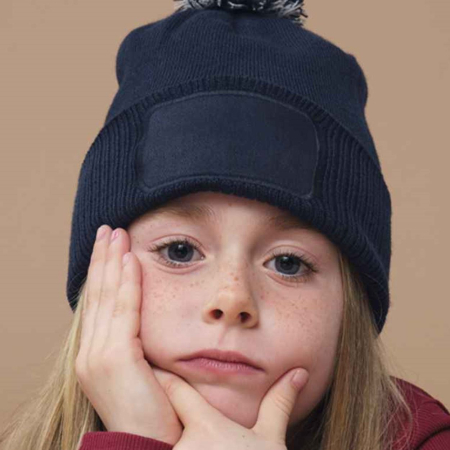 BB443B B443B Beechfield Kids Snowstar® Patch Beanie image 1