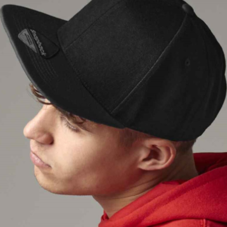 BB661 B661 Beechfield Original Flat Peak 6 Panel Snapback Cap image 1