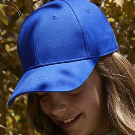 BB821B B821B Beechfield EarthAware® Junior Classic Organic Cotton 6 Panel Cap image 1